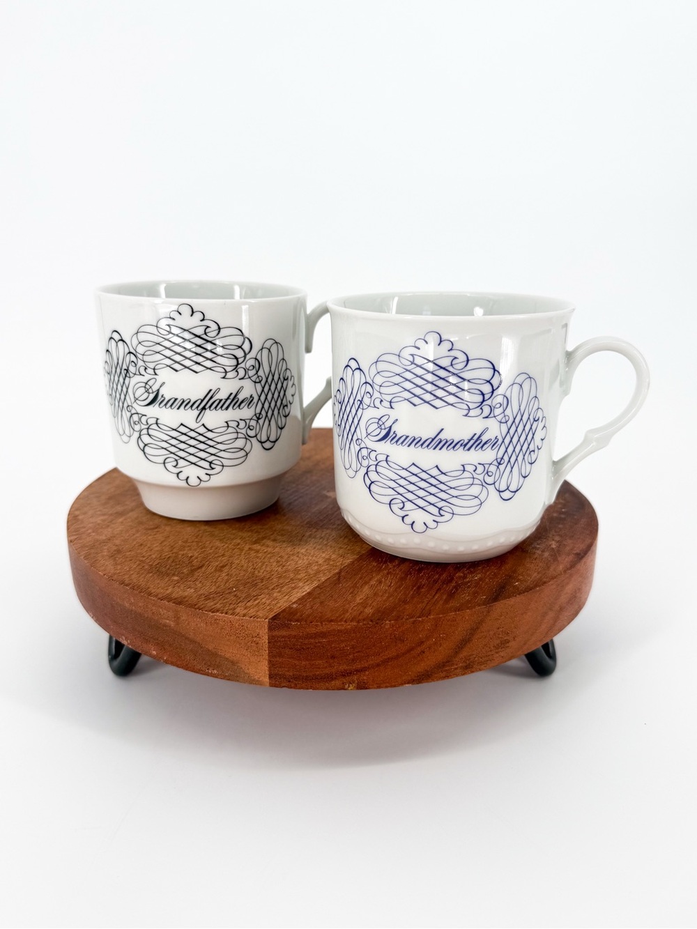 House of Goebel by Audrey Walters Grandmother Grandfather Coffee Tea Mug Set